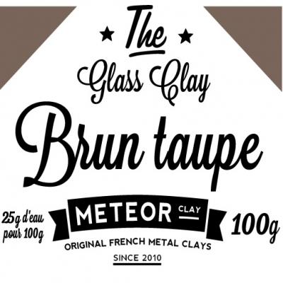 Glass clay Intense - Brun taupe  - 100g