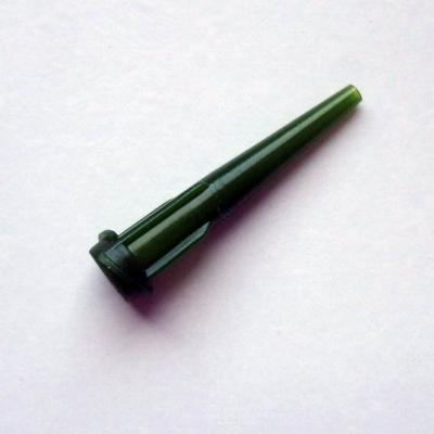 Syringe tip Army green 14G