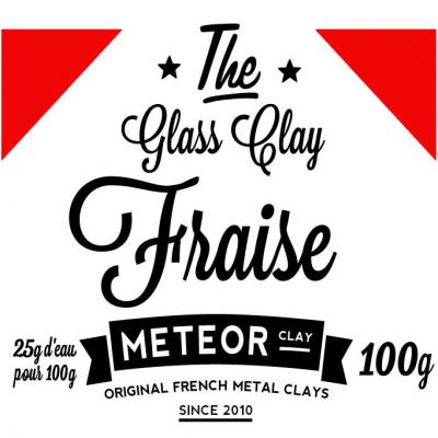 Glass clay Intense - Fraise - 100g