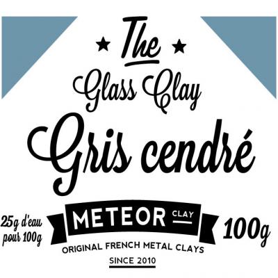 Glass clay Intense - Gris cendré - 100g