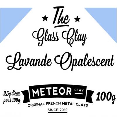 Glass clay Opalescente - Lavande - 100g
