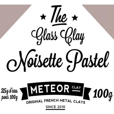 Glass clay Pastel - Hazelnut - 100g