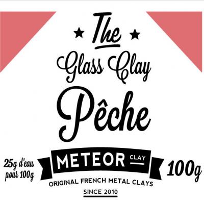 Glass clay Intense - Pêche - 100g