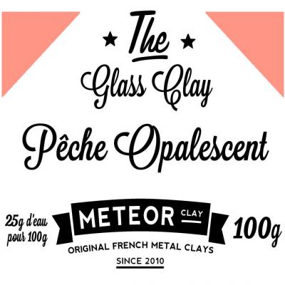 Glass clay Opalescente - Pêche - 100g