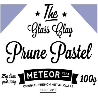 Glass clay Pastel - Prune - 100g