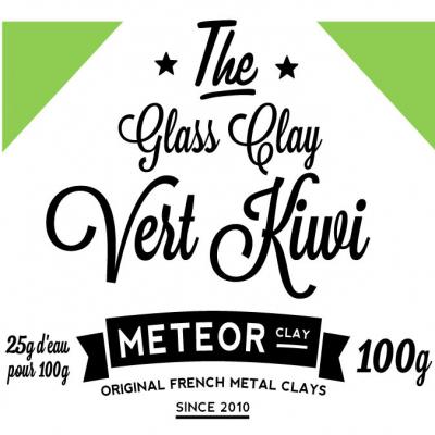 Glass clay Intense - Vert kiwi - 100g