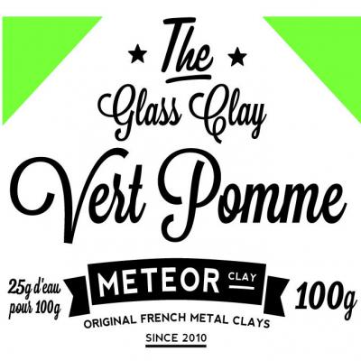 Glass clay Intense - Vert pomme- 100g